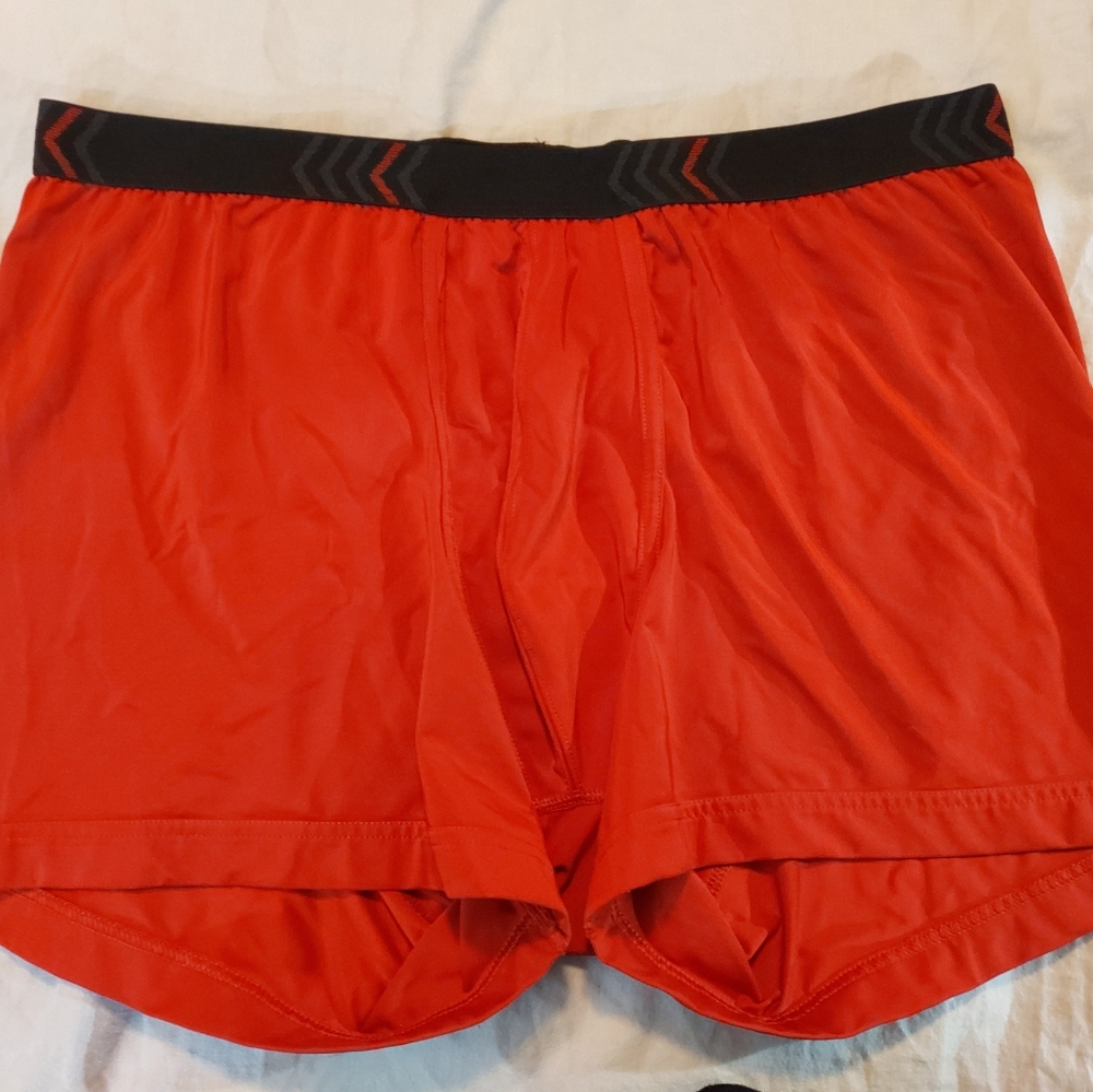 Mens jockey boxer brief red